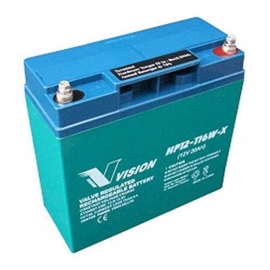 Blybatteri 12 volt 20Ah-116W Til Golfvogn HP12-116W